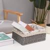 Rustic Style Cosmetics Storage Box Save Space Weaving  Storage Tray Bird Nest  Household