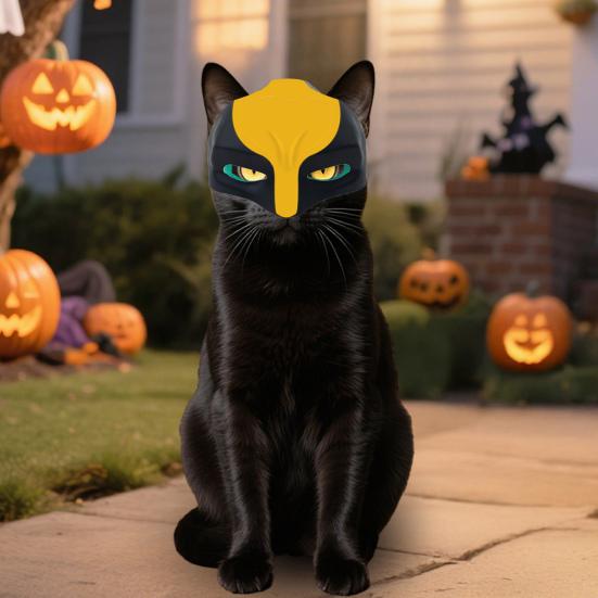 Кошка Маска Летучей Мыши Кошки Супергерой Косплей Маска Человек-Паук Герой Кошка Маска для Хэллоуина Наряд Костюм Вечеринка Маскарад Реквизит для Фотографии