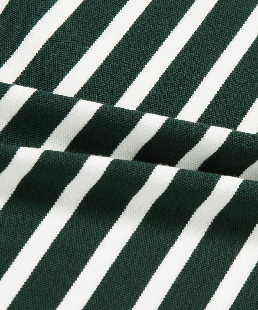 LACOSTE Мужская рубашка-поло с коротким рукавом, полосатая, с контрастной отделкой воротника Ph486E-56G Afk