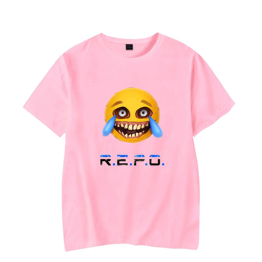 Футболки для женщин и мужчин REPO с мультяшным принтом Футболка Летняя повседневная женская и мужская одежда Модные футболки