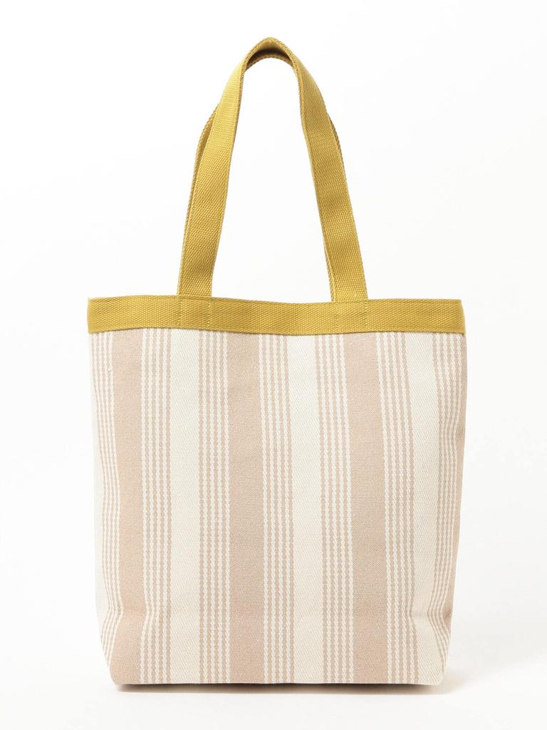 B:MING LIFE STORE by BEAMS / Tote Bag B:MING by BEAMS Striped Canvas Tote Bag Women's Beige Free