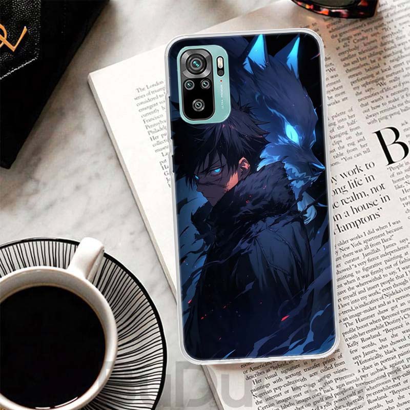Kaisen J-Jujutsu Фушигуро Мегуми Чехол Для Xiaomi Redmi Note 14 13 12S 12 11 Pro Plus Чехол Для Телефона 11S 10S 10 11E 11T + 9S 9 Prin
