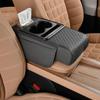 Подлокотник центральной консоли автомобиля, утолщенная подкладка для подлокотника, боковая удлинительная подушка с подстаканником, органайзер для салфеток, сумка, универсальный чехол для подлокотника