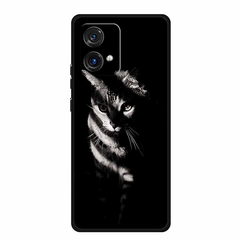 Для Motorola Moto G84 G54 5G Чехол Модный Мягкий Силиконовый Чехол из ТПУ Чехлы для Телефона для Moto G54 MotoG84 2023 Оригинальный Новый Тигр Capa