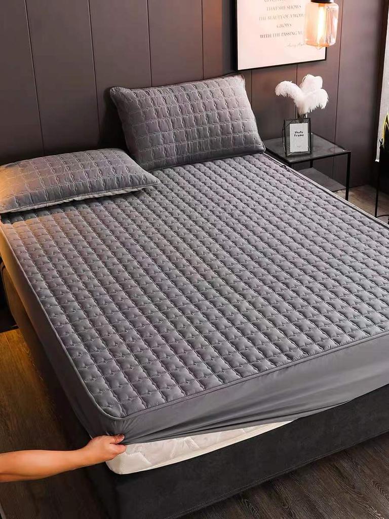 Простыня из чистого хлопка с ватным зажимом, защитный чехол Simmons, утолщенный противоскользящий наматрасник, покрывало для гостиничной кровати