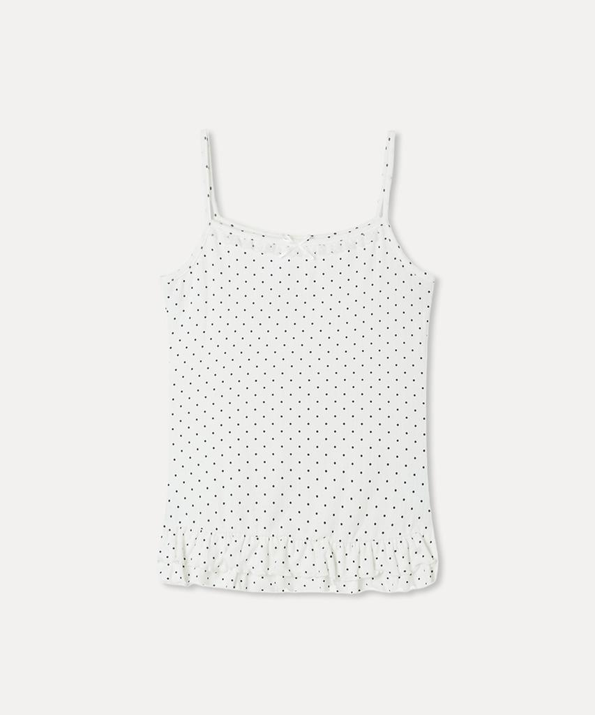 MIXXO [Комплект] Кардиган без рукавов в горошек Комплект Re Cmg31Qs_Miwcmg55Qa