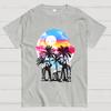 Robot Summer Assault Cotton Summer Casual Cool Loose T-Shirt