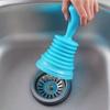 With Large Bellow Bathroom Powerful Plunger Manual Pipe Cleaner Powerful Sewer Suction Plug  Home