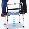 Складное приспособление для ходьбы для пожилых людей, стандартные переносные ходунки на колесах со съемными колесами, регулируемая высота, грузоподъемность 300 фунтов, поручни для ванной комнаты в форме буквы H