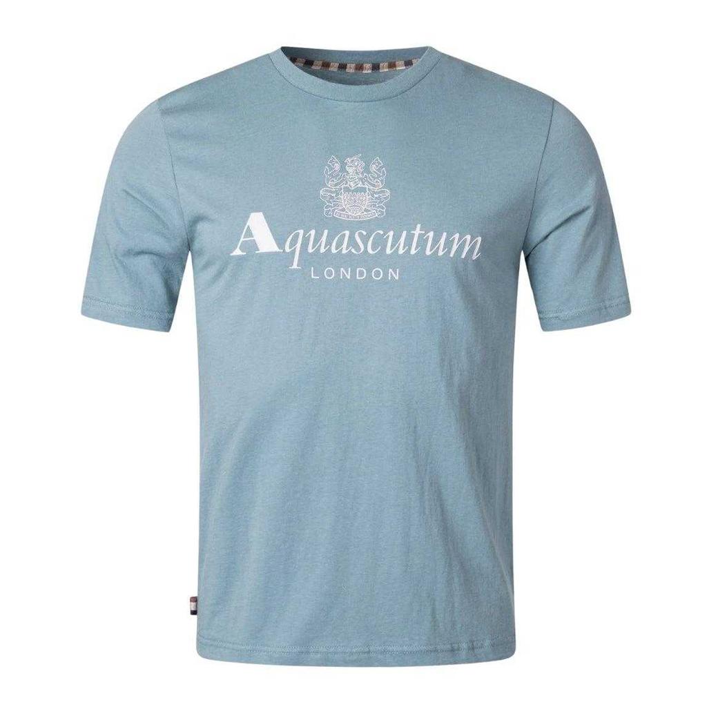 Aquascutum Mens Active Big Logo T-Shirt