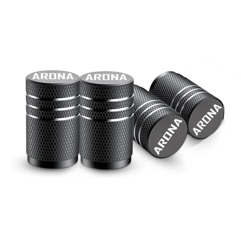 rldf3 4pcs Car Wheel Tire Valve Caps Tyre Stem Covers Airdust Waterproof Accessories For Seat  Arona