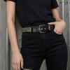 Vintage Punk Rivet Belt PU Leather Y2K Pyramid Belt Trend Metal Gothic Waistband  Rock