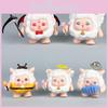 6 Pcs Eggy Party Sheep Design Mini Model Desktop Decoration Ornament Set For Kids Play And Decor
