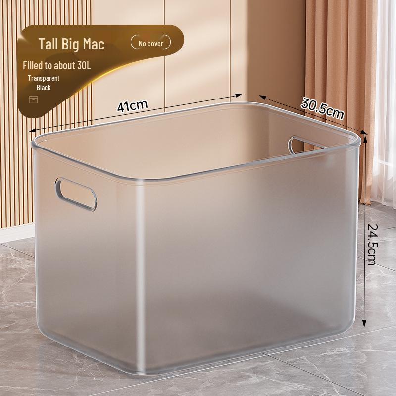 Прозрачный пластиковый контейнер для хранения игрушек, закусок и одежды