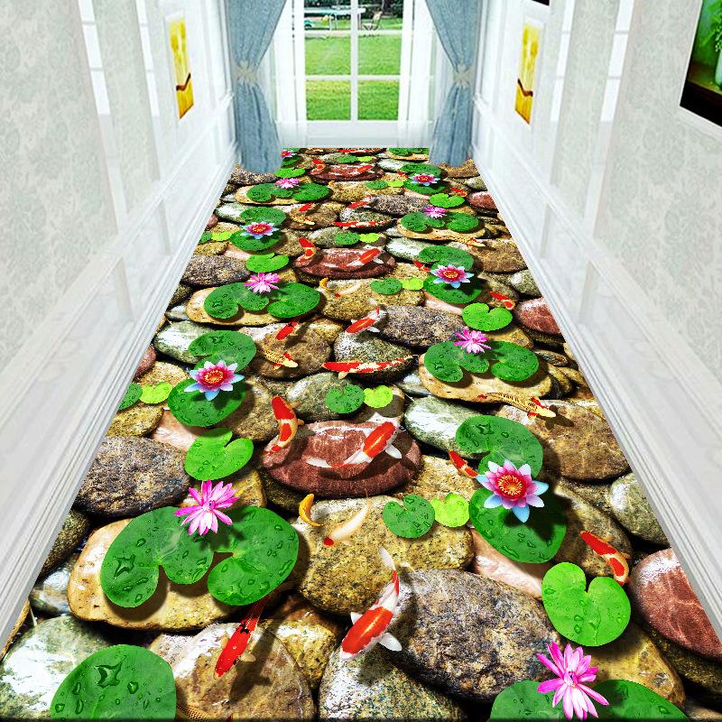 3D Коврик-галька для гостиной, Ковер для спальни, Полный размер кровати, Прикроватный коврик для ползания, Коврик для прихожей, Коврик для входной двери