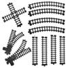 Расширительный набор рельсового пути шириной 5 см для Railway King Классический Городской Поезд Гибкие Рельсы Прямые Изогнутые Рельсы Строительный Блок Игрушка