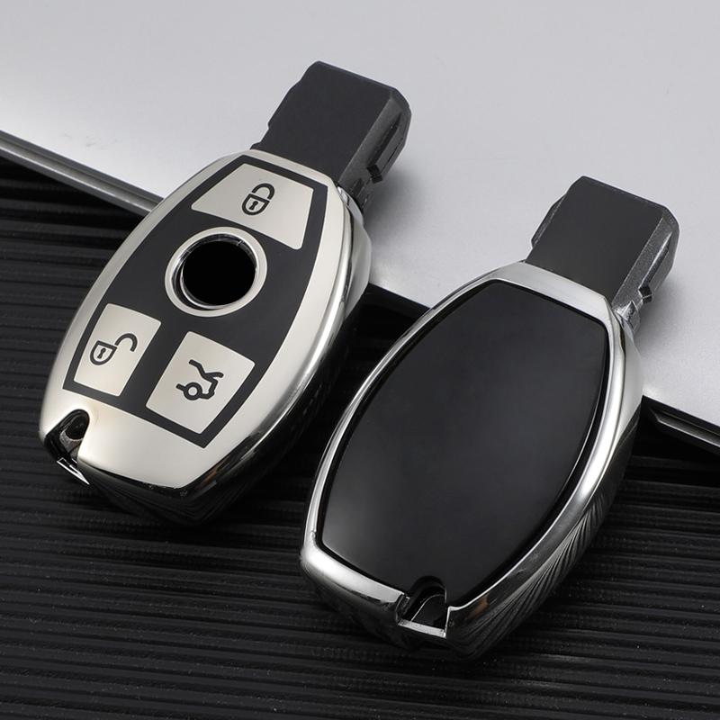 Мягкий чехол для дистанционного ключа из ТПУ для Mercedes Benz ABGR Class GLA GLK W176 W204 W251 W463, аксессуары с 2/3 кнопками