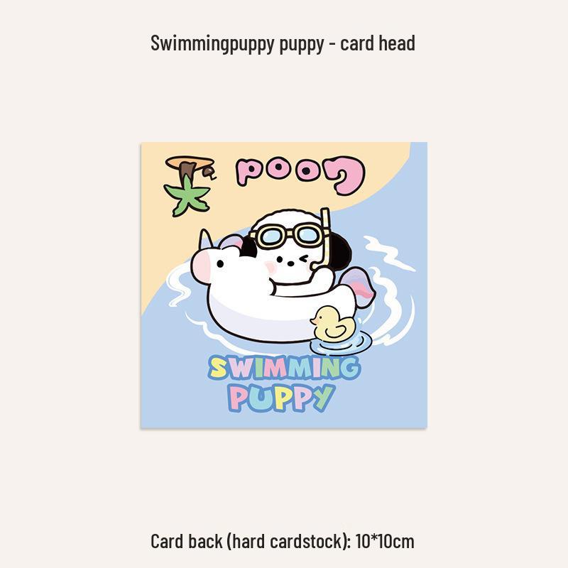 Самоклеящийся милый набор пакетиков для упаковки карточек для маленьких карточек