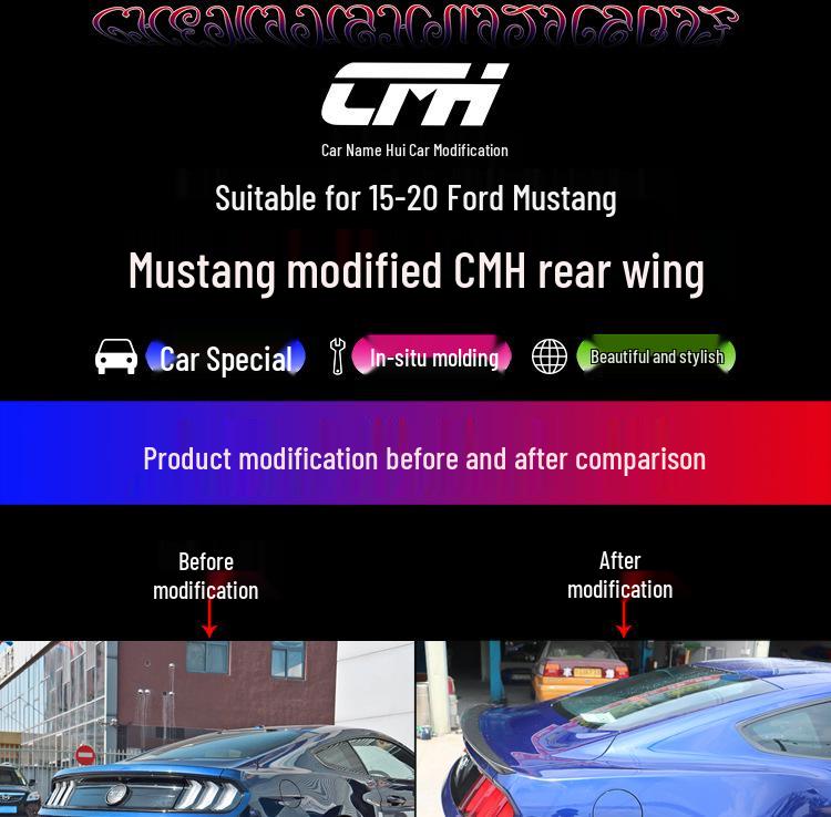 15-23 Ford Mustang Carbon Fiber Trunk Lid Spoiler