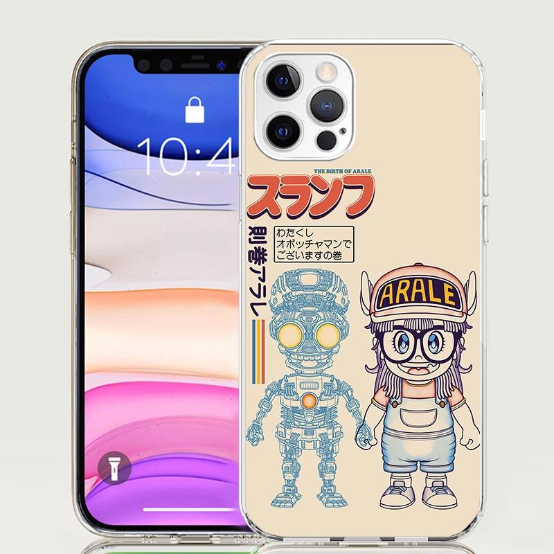 Arale Dr Slump Phone Case For iPhone 17 Air 16 15 Plus 11 14 Pro Max 13 Mini 12 7 8 + SE Pattern Art Customized Cover 17 Air 16