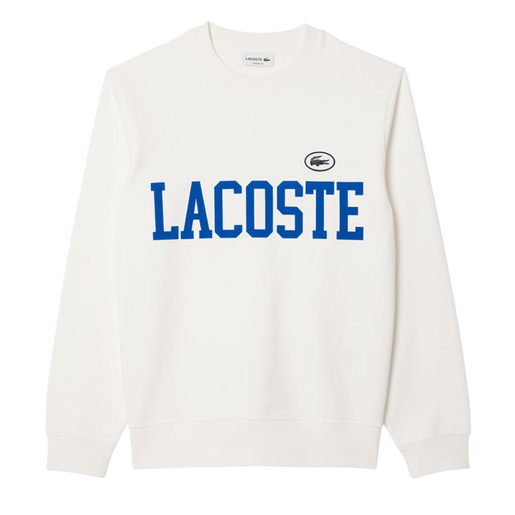 Lacoste Mens Flocked Fleece Sweatshirt