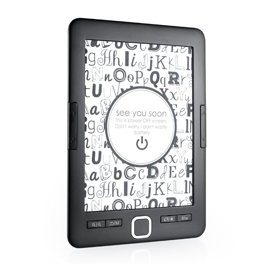Электронная книга 6" GlimmerFree и Eyefriendly электронная книга с защитным чехлом и светодиодной подсветкой дисплея