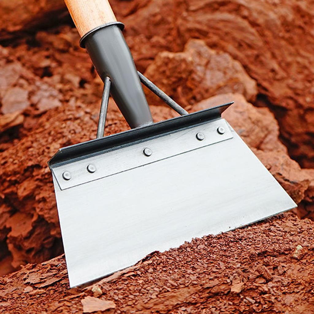 Многофункциональная лопата для чистки сада, насадка для уборки на открытом воздухе, стальная плоская лопата, лопата для льда, посадка, прополка, фермерский инструмент