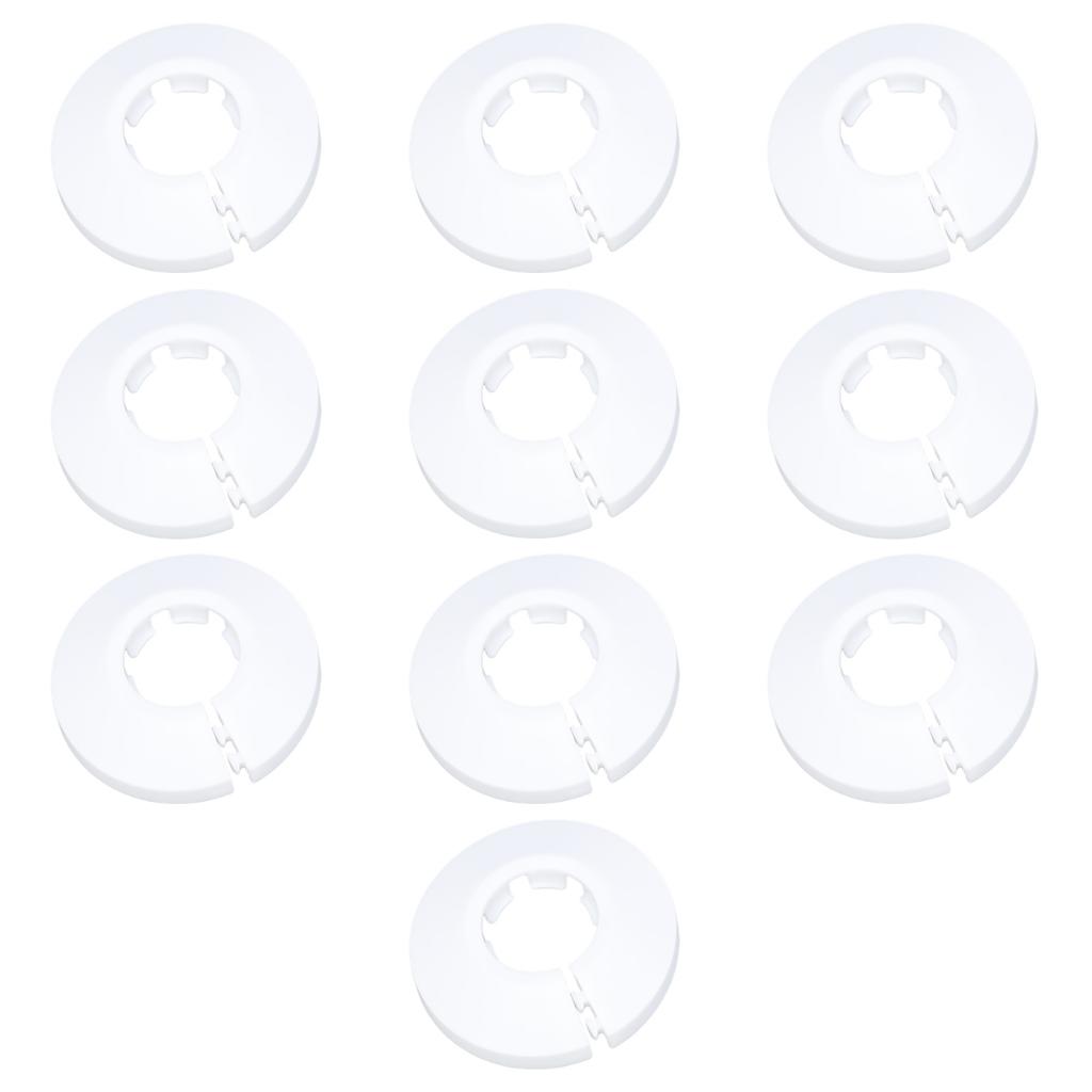 10 шт. Накладки на трубы отопления Пластиковые накладки на радиаторные трубы Простая установка для эстетического улучшения и легкого монтажа