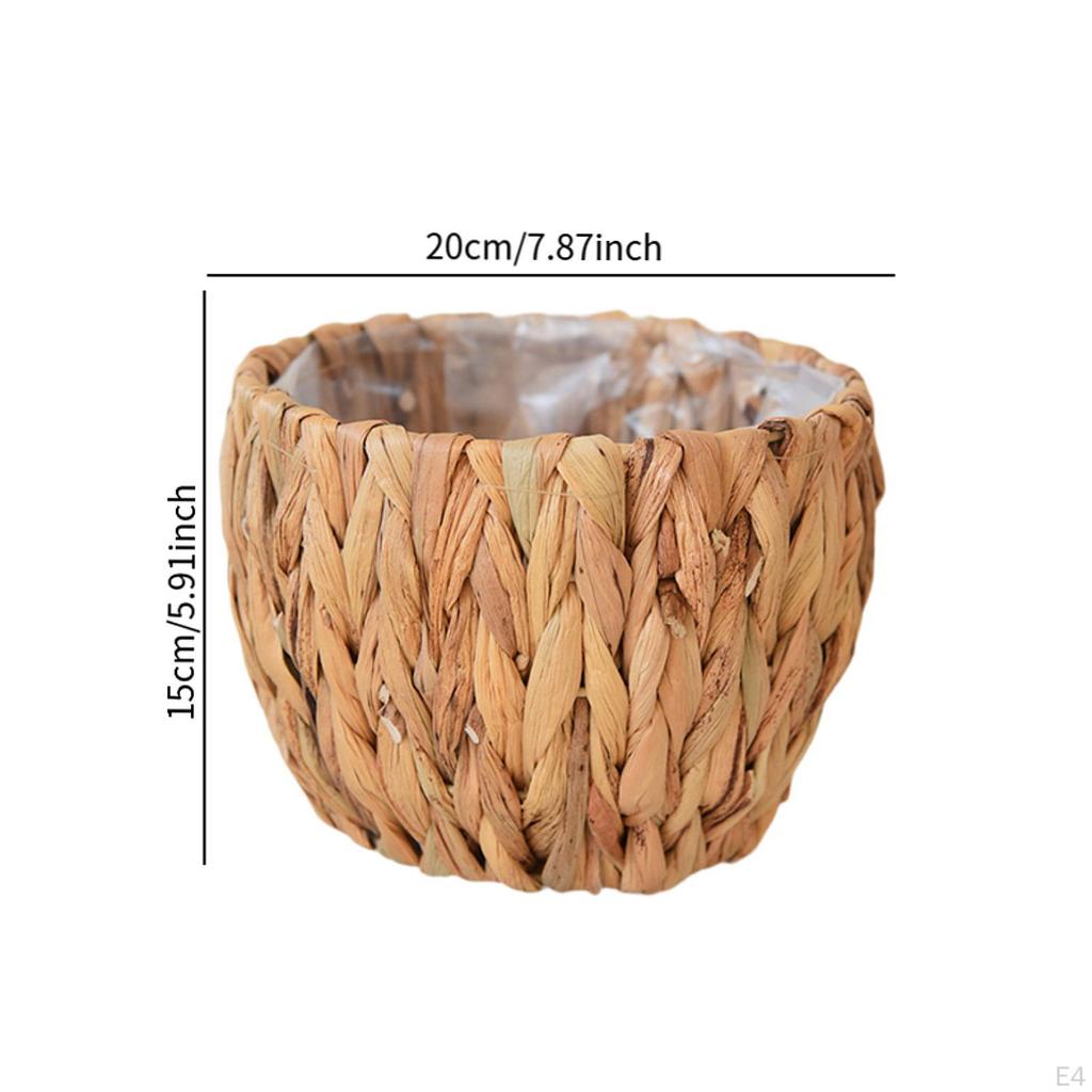 Крышка цветочного горшка, держатель для растений, украшение для показа сухих цветов, плетение искусственных корзин