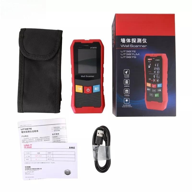UNI-T UT387E UT387D UT387S Многофункциональный чувствительный инструмент обнаружения Сканер стен / Детектор металла / дерева / электрического тока