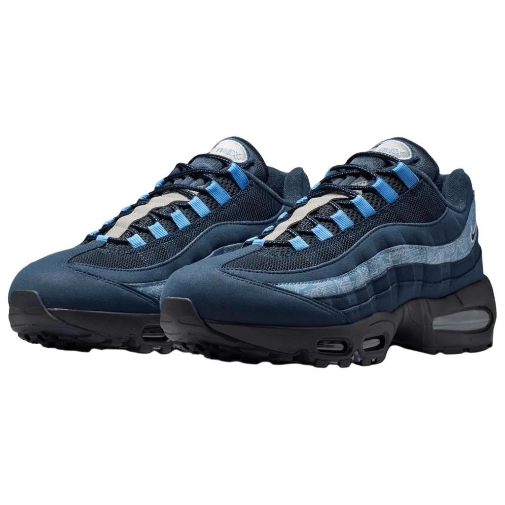 Nike Air Max 95 SE Big Bubble - Work Blue Мужские кроссовки Черный Мультиколор Белый IU2254-900