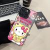 Cover Case for iPhone 11 16 16Pro 13 15 Plus 13Pro 16e 12 14 Pro MAX Cartoon Hello Kitty Cat