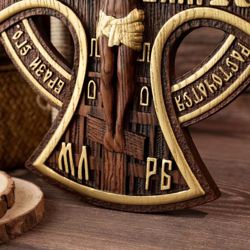 Иисус Христос Распятый Крест, Церковная Икона Религиозная Статуя Деревянная Резьба Украшения Рождественские Подарки