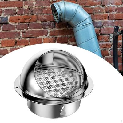 Крышка вентиляционного отверстия сушилки со встроенной мелкой сеткой для вытяжки через стену