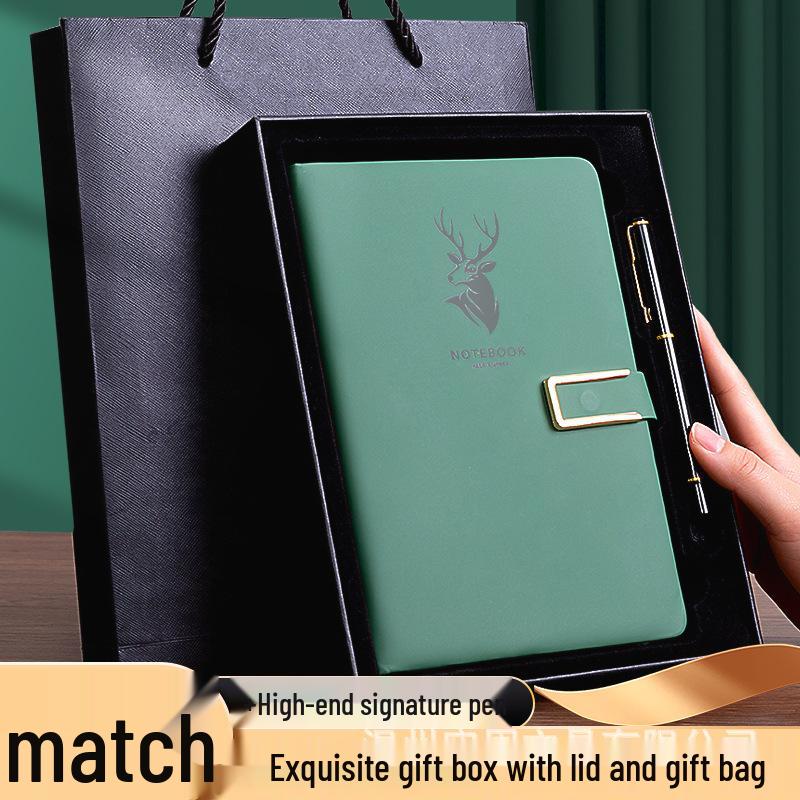 Personalized A5 Business Notebook with Logo - Thick Notebook for Office, Meetings, and Diary Use