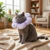 Регулируемый воротник Елизаветы для кошек, дышащий, защита от царапин, восстановительный воротник для собак, мягкое, удобное покрытие для ухода, для ухода, купания