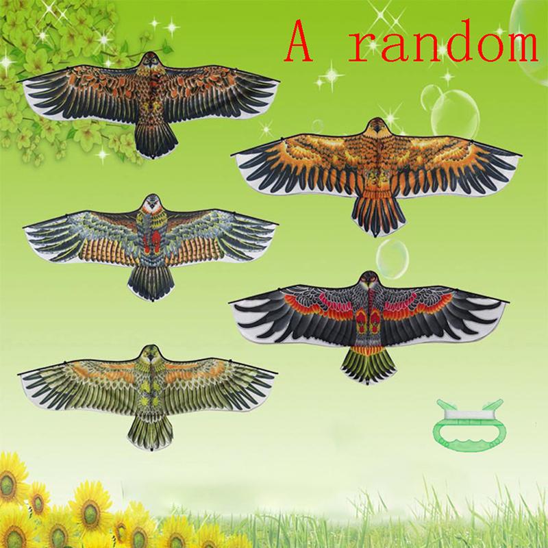 1,1 м плоский воздушный змей с 30-метровой линией воздушных змеев, детские воздушные змеи с летающими птицами, ветроуказатель, уличные игрушки, садовые тканевые игрушки для детей, подарок