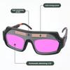 Welder Glasses with Clear View Wide 2 Sensors Application TRUE Color Solar Powered