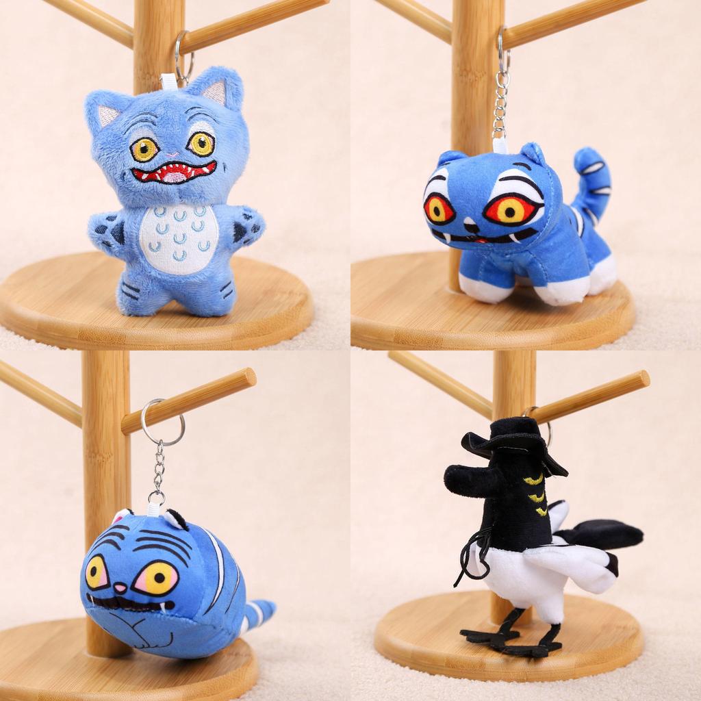 Kpop Demon Hunters Soft Plush Doll Keyring With Short Pile Fur For Fans And Accessories