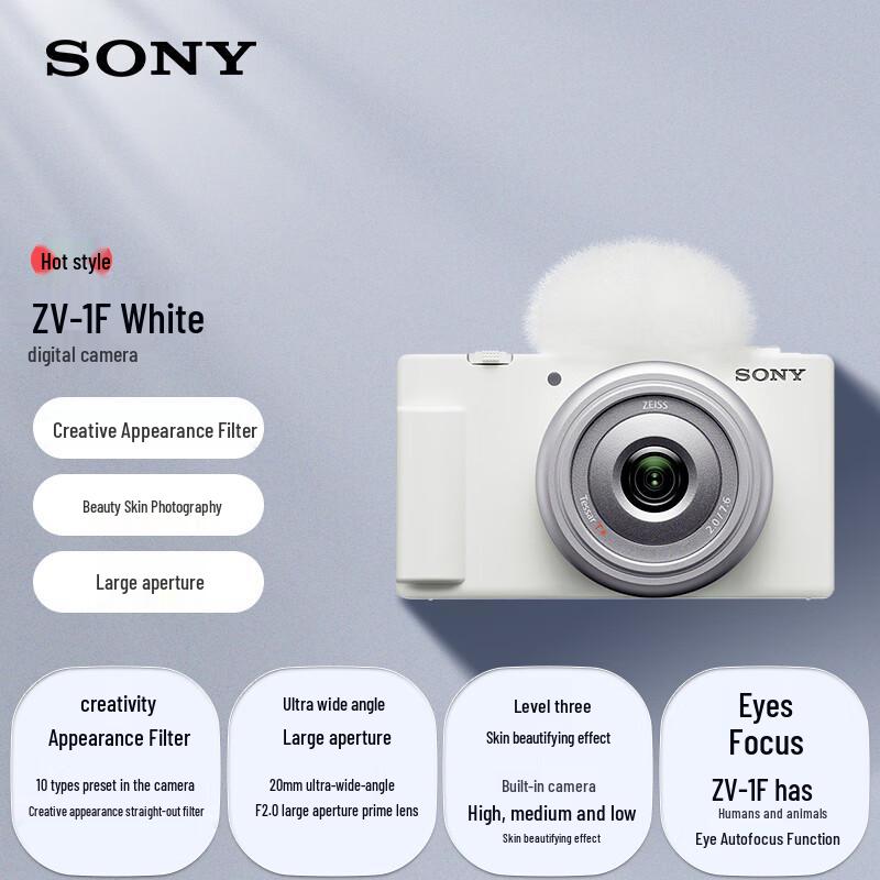 Sony ZV-1F Vlog Digital Camera (CN version)