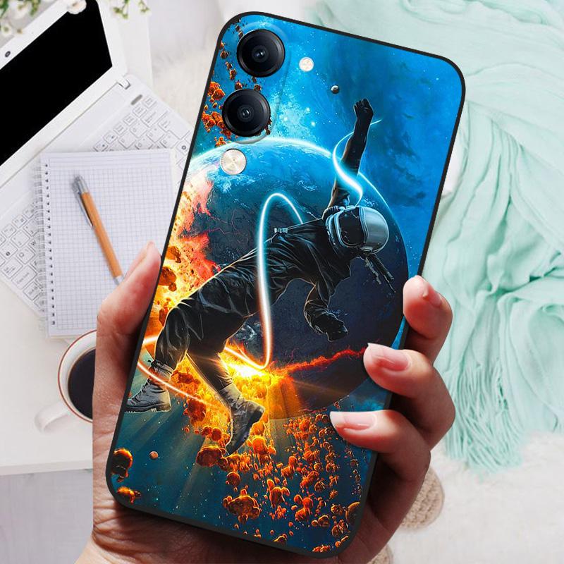2025 Защитный чехол для Vivo Y04 4G Чехол Y 04 Черная крышка Лев Волк Силиконовые Мягкие Задние Чехлы Для Vivo Y29S 4G Y 29S Чехол для телефона