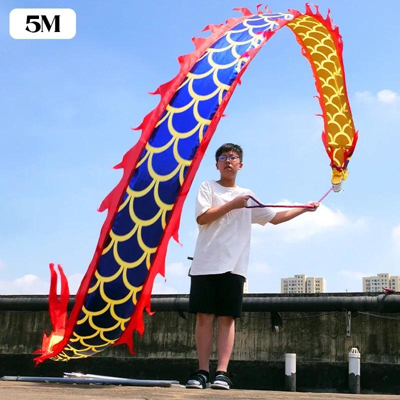 3/5M китайский стиль дракон танец реквизит для детей карнавал фестиваль китайский Новый год квадрат представление забавный реквизит для практики
