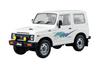 Aoshima Bunka Kyozai Scale Rakupla Snap Kit Suzuki JA11 Jimny Superior White Plastic Model Kit (AOSHIMA) 1/32 No. 18-SW Pre-Colored (Car)