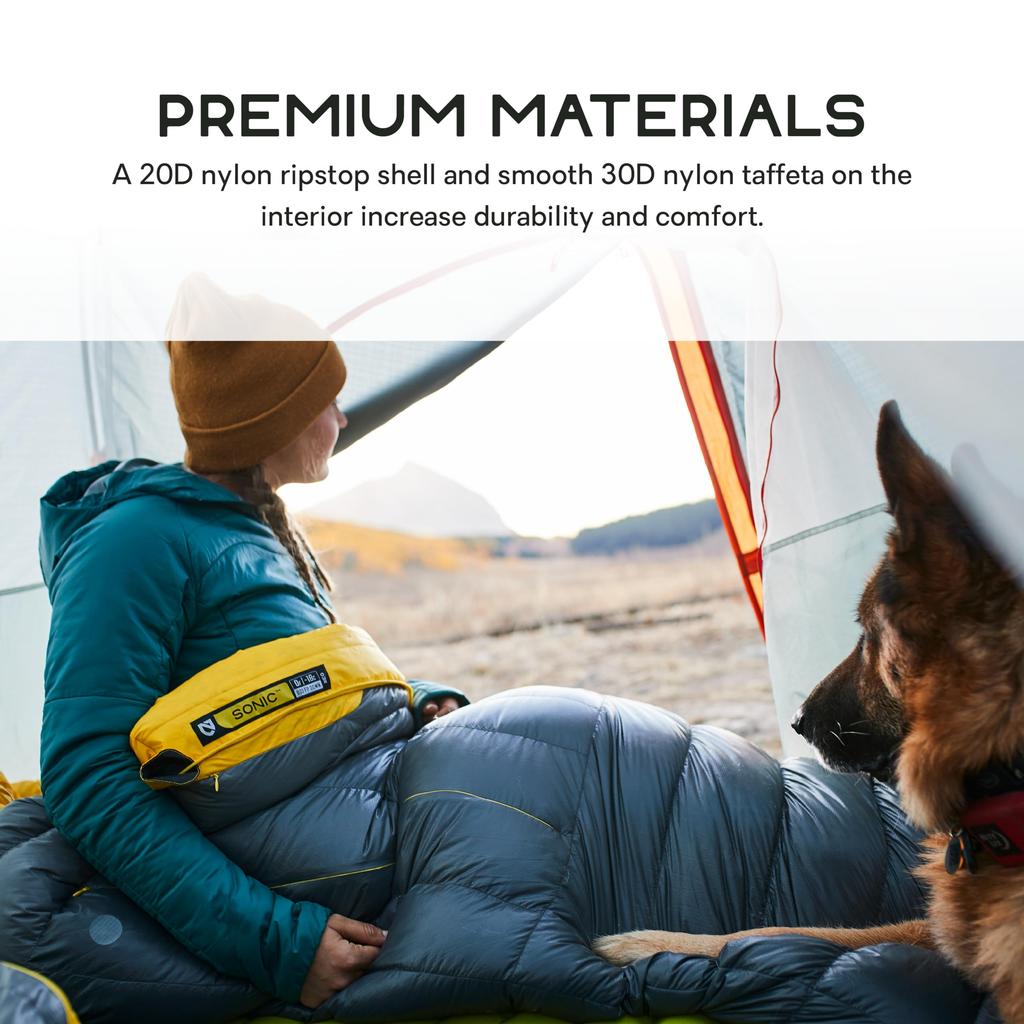 Nemo Короткий спальный мешок SONIC 0 Совместимость -18℃ NM-SNC3-S0