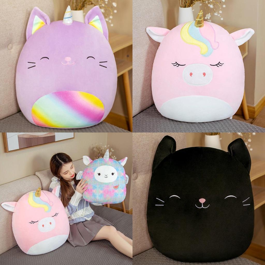 Whimsical Squishmallows Stuffed Toy Unicorn Dinosaur Plush Cushion For A Magical Experience