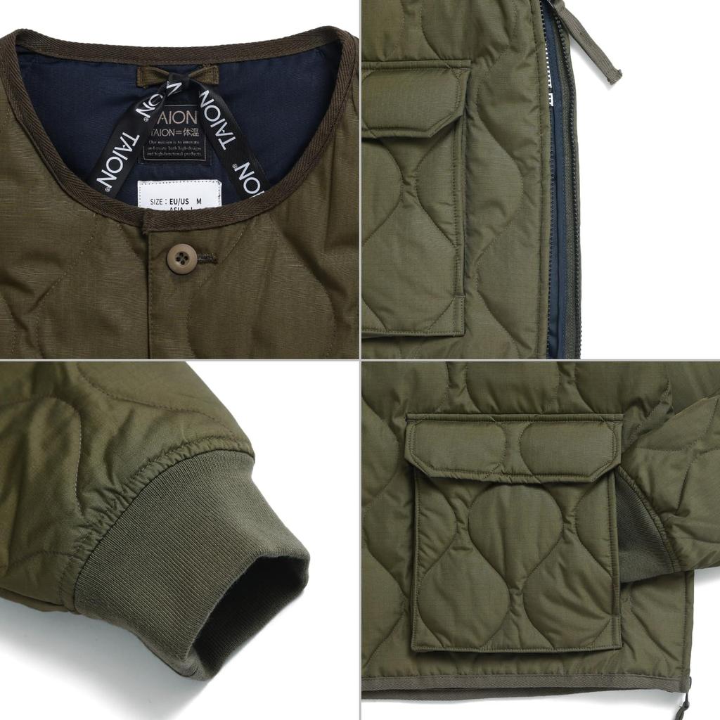 Taion Унисекс Милитари Оверкардиган 104PML-1