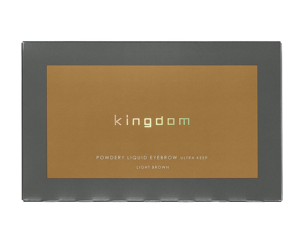 Королевство Получите пушистые брови только с этим одним Водостойкий и смывается даже если вы потеете Kingdom Пудровая жидкая подводка для бровей Ультра Стойкая Рисует до конца