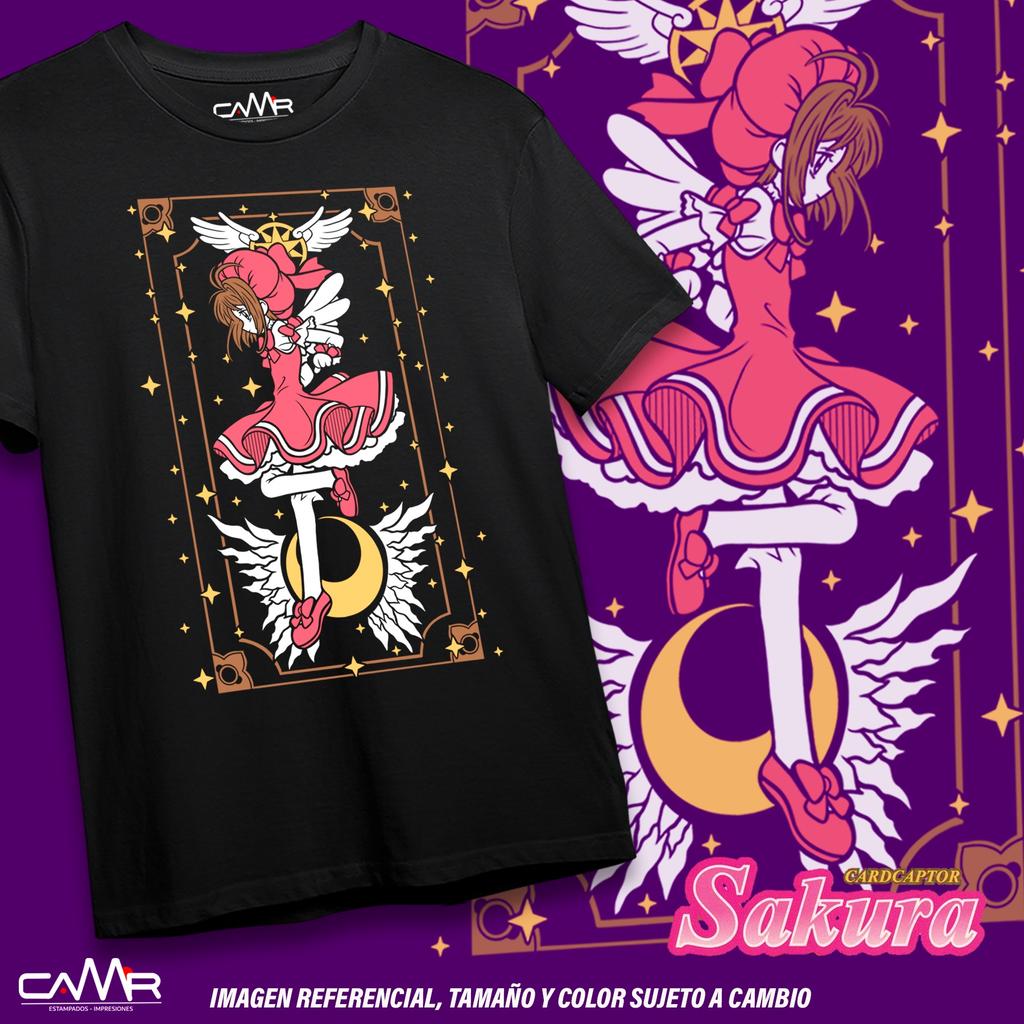 Футболка Cardcaptor Sakura Kawaii Аниме Манга Вайфу Kero-Chan Подарочная Футболка Все Размеры