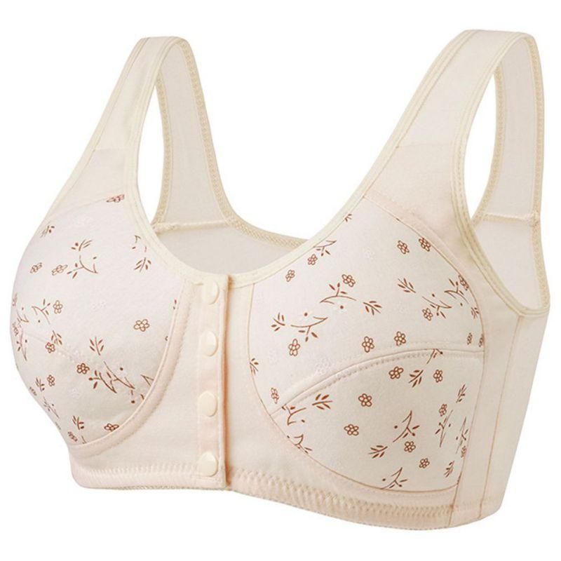 Женский бюстгальтер большого размера с передней застежкой Бюстгальтер на широких бретелях