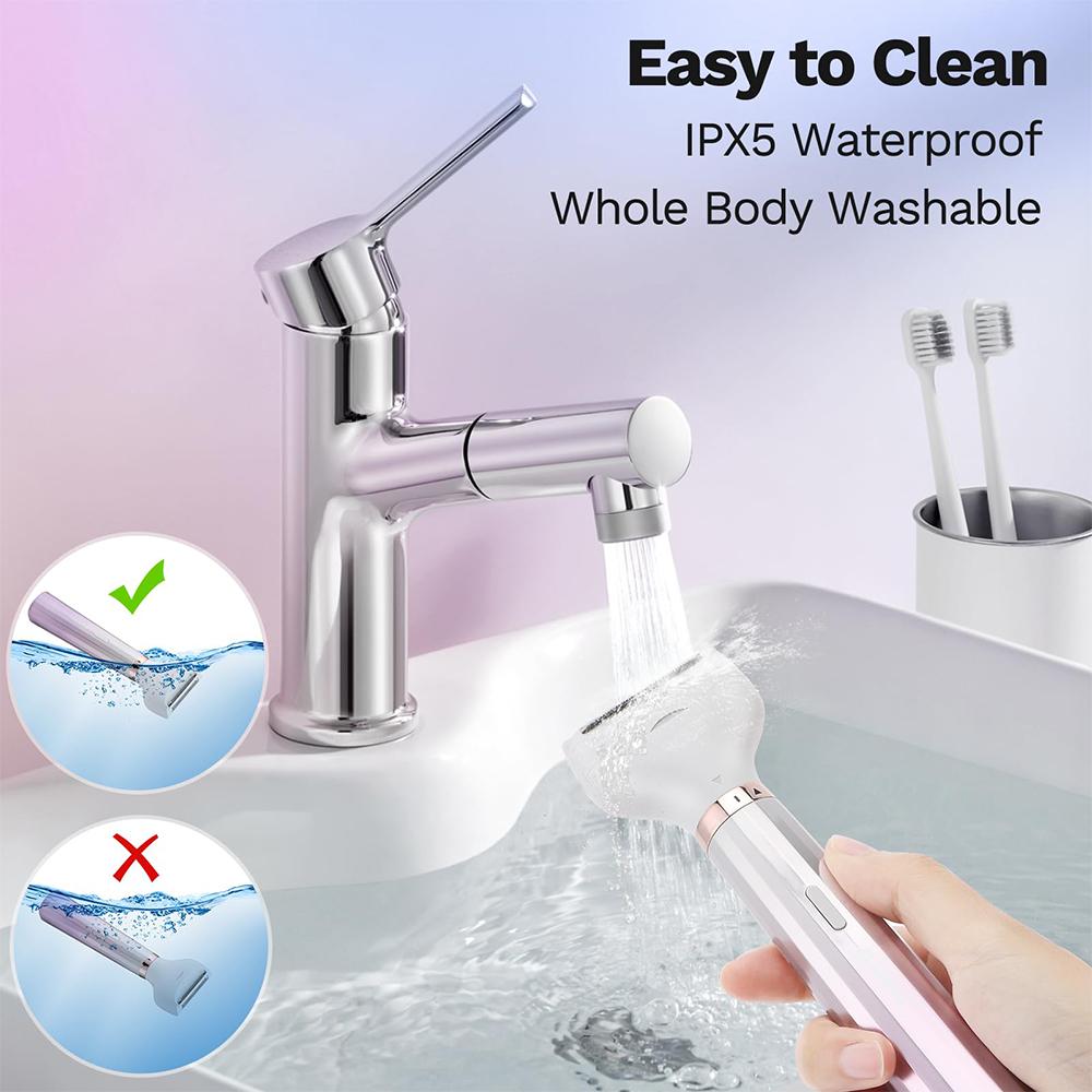 5 в 1 электробритва для женщин триммер для бикини безболезненное удаление волос на подмышках, ногах, лице, влажная и сухая эпиляция